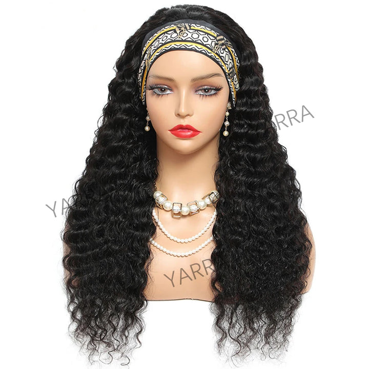 180 Density Headband Wigs Human Hair 24 26 Inch