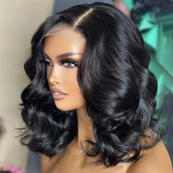 13x4 Lace Frontal Wig Human Hair Short Bob