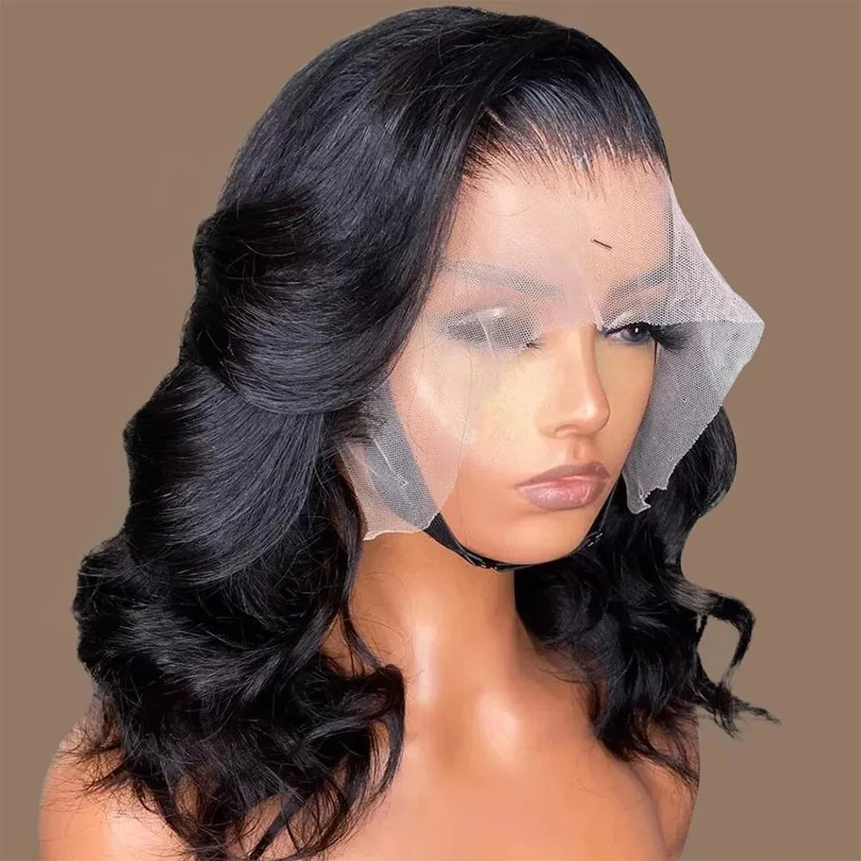 13x4 Lace Frontal Wig Human Hair Short Bob