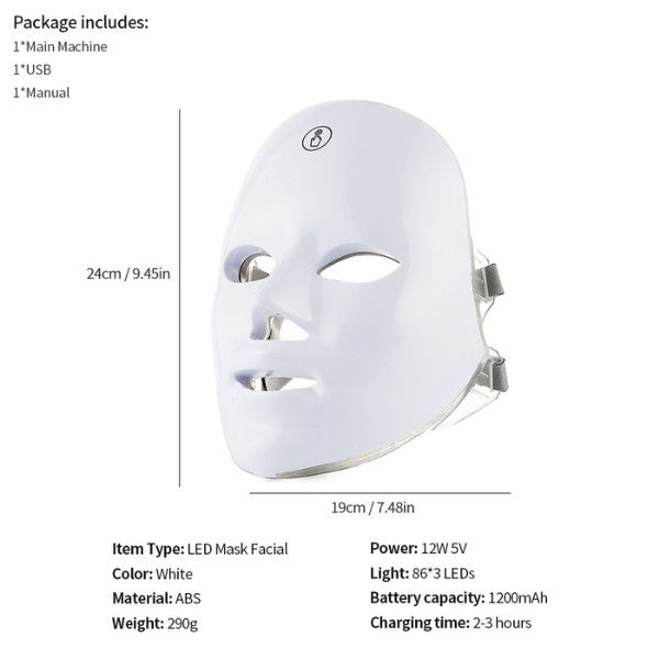 Photonentherapie LED-Gesichtsmaske