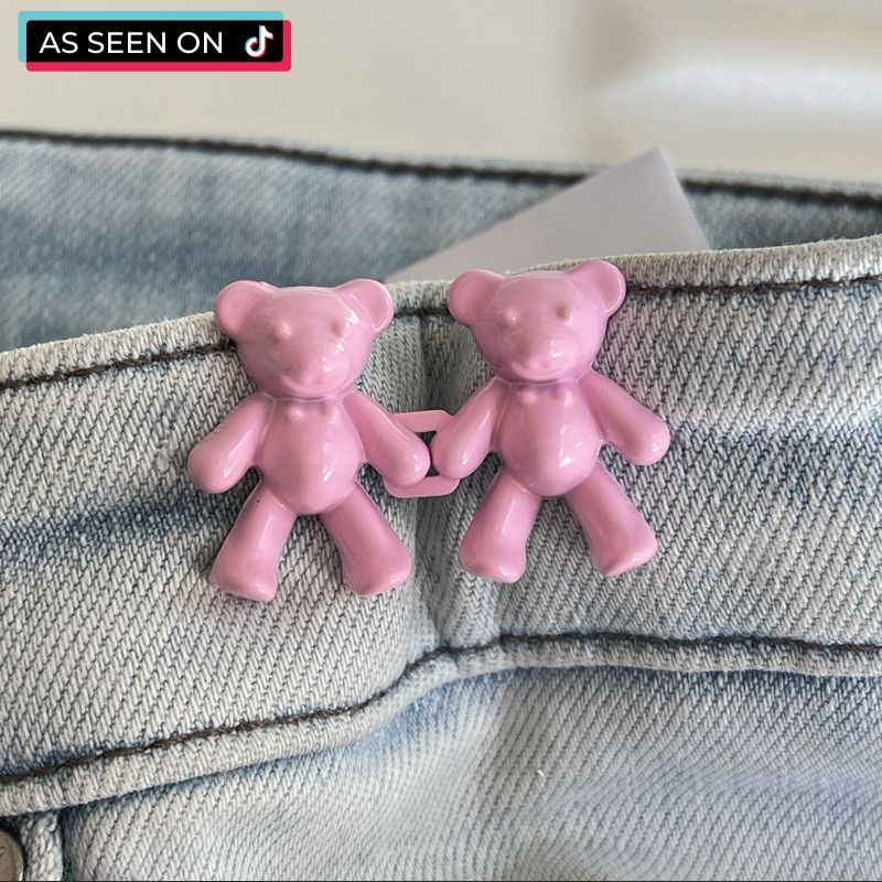 Cute Bear Adjustable Button Pins