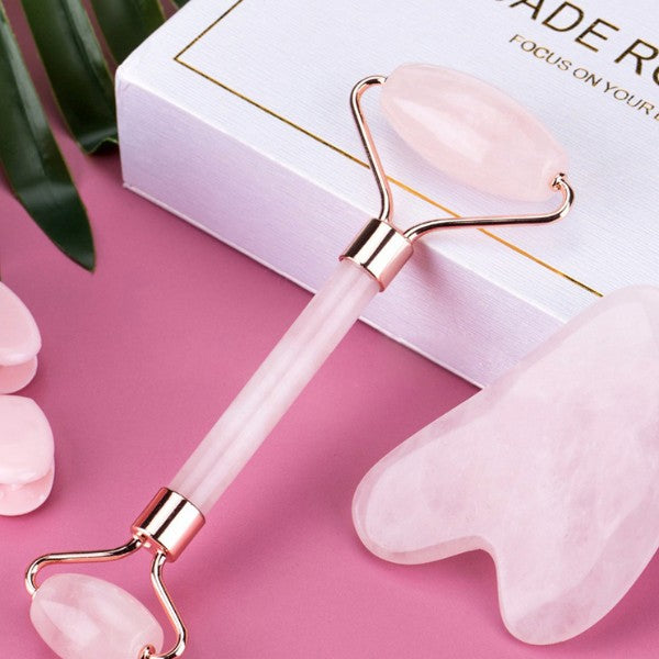 Rose Quartz massage Roller